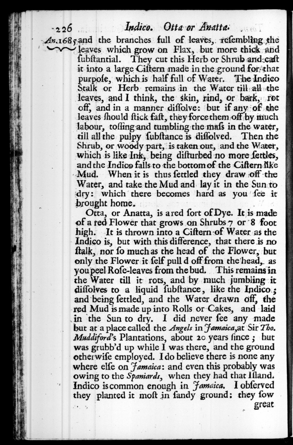 Page 226 screenshot of the book A New Voyage Round the World by William Dampier (1697 Edition).
