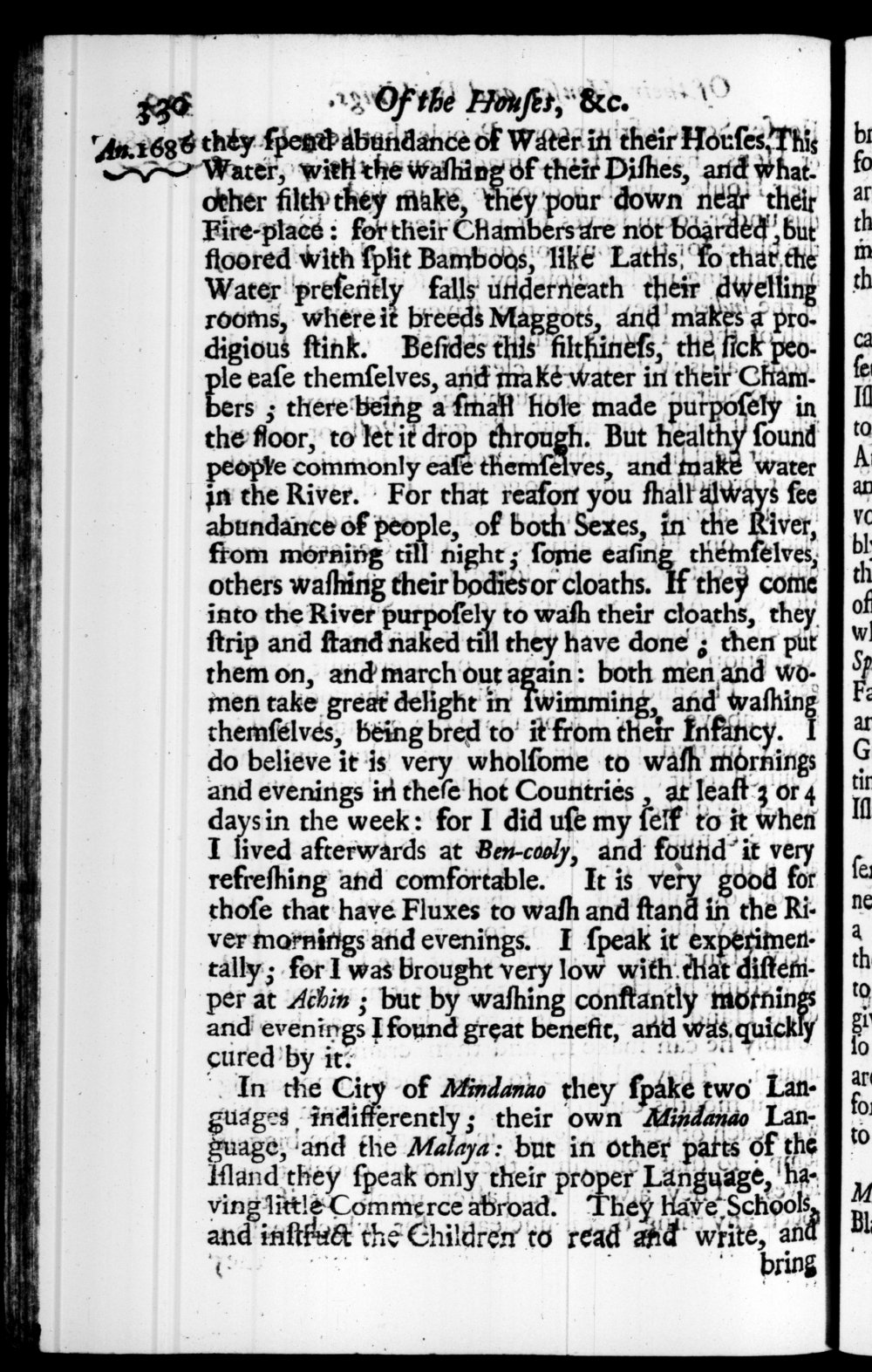 Page 330 screenshot of the book A New Voyage Round the World by William Dampier (1697 Edition).